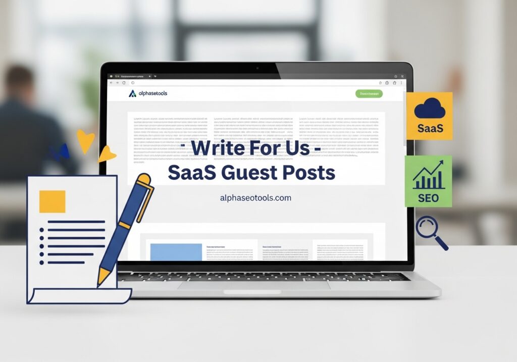 Write for Us - Powerful Tech / SaaS Guest Posts - Alpha SEO Tools