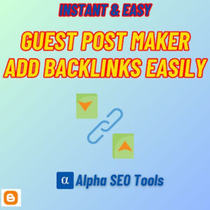 Easy Guest Post Maker | Guest Posting Tool - Add Do Follow Backlinks in an Article Easily 24 Easy Guest Post Maker | Guest Posting Tool – Add Do Follow Backlinks in an Article Easily