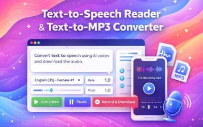 Text to Speech Reader
