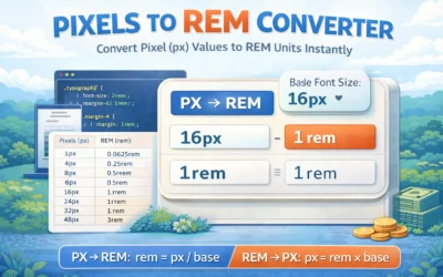 Pixels to REM Converter
