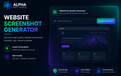 Website Screenshot Generator