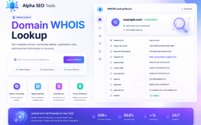 domain WHOIS lookup tool