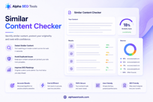Free Similar Content Checker Tool | Alpha SEO Tools 33 Free Similar Content Checker Tool | Alpha SEO Tools