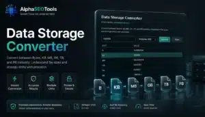 Free Data Storage Converter Tool | Alpha SEO Tools 39 Free Data Storage Converter Tool | Alpha SEO Tools