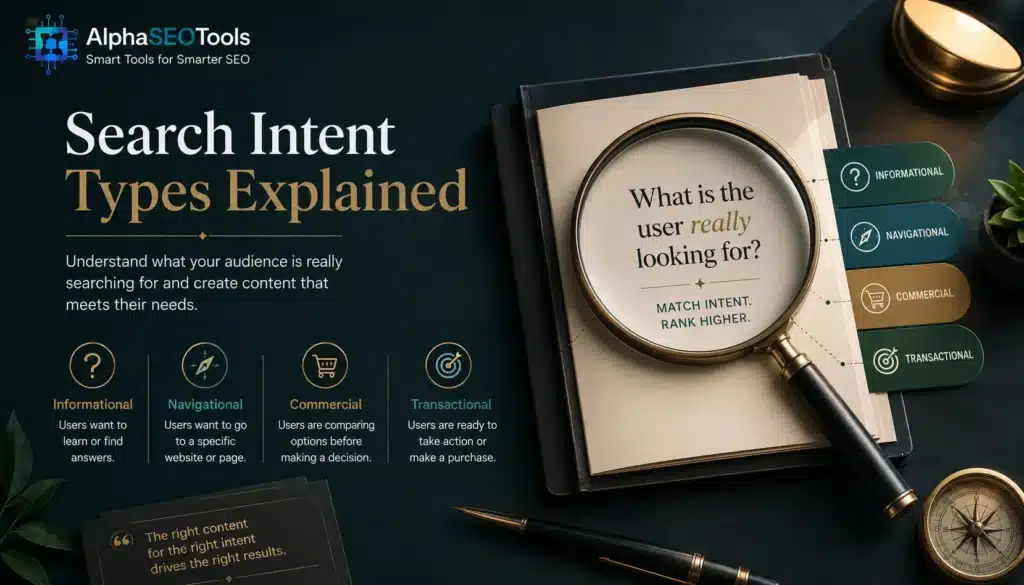 Search Intent Types Explained: The Professional Framework for Understanding User Query Purpose 2 search intent types
