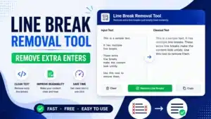 Line Break Removal Tool with Rich Text Editor 29 Line Break Removal Tool with Rich Text Editor